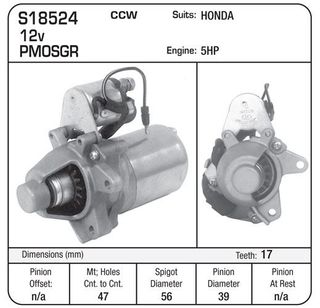 STARTER SUIT HONDA 5HP STATIONARY