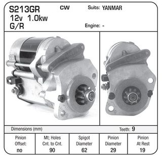 STARTER G/R REPLACE S114-213