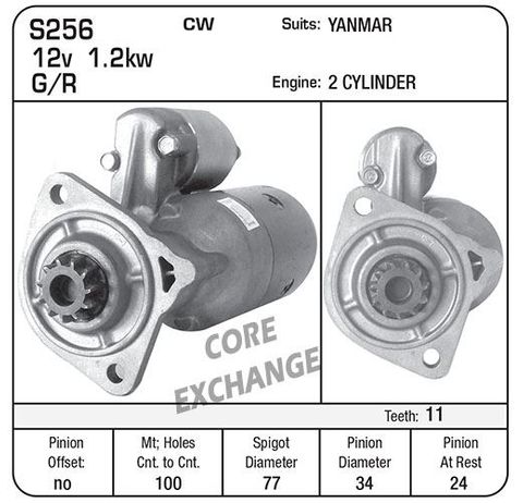 STR HIT 12V OSGR 11TH SUIT YANMAR