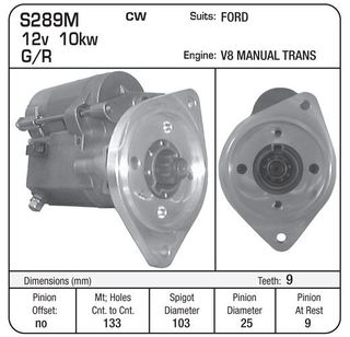 STARTER FORD V8 MANUAL
