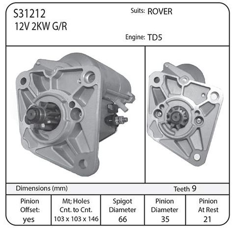 STR LANDROVER TD5 98-