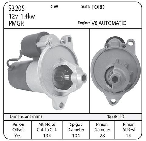 STR FORD 12V PMGR V8, AUTO