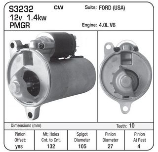 STR 12V 1.4KW 10TH EXPLORER V6 4.0L