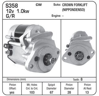STARTER ND GR SUIT CROWN F/LIFT