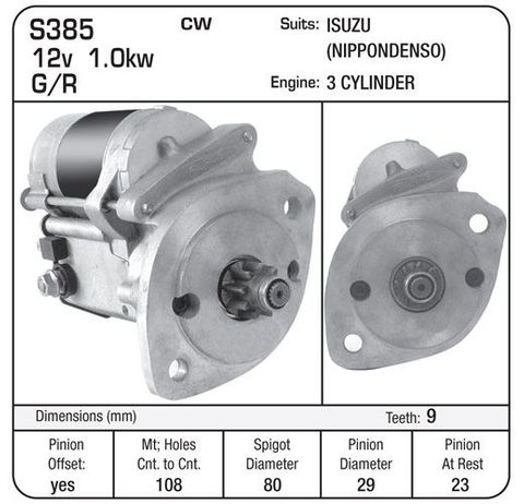 STARTER DENSO REP S114-385