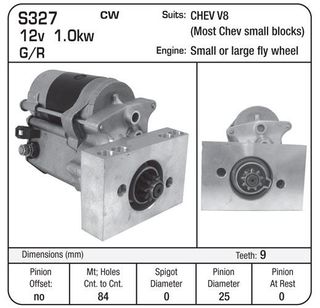 STARTER FORCE G/R 9TH SB CHEV