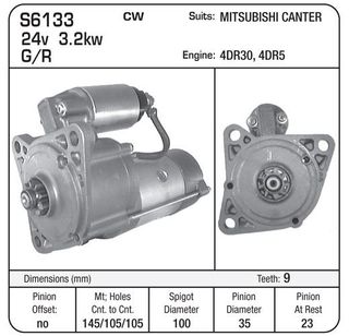 STARTER 24V G/R M2T64271