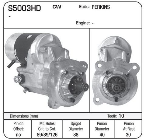 STARTER 12V G/R 10TH REP M45