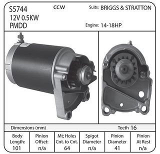 STARTER BRIGGS 18 HP