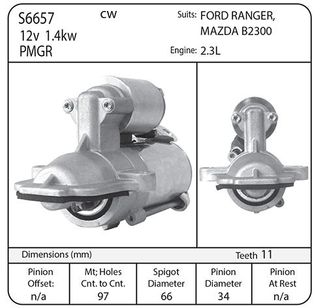 STR SUIT MAZDA /FORD PAD MOUNT