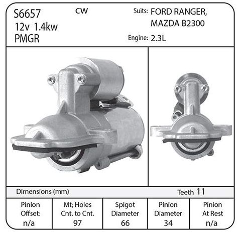 STR SUIT MAZDA /FORD PAD MOUNT