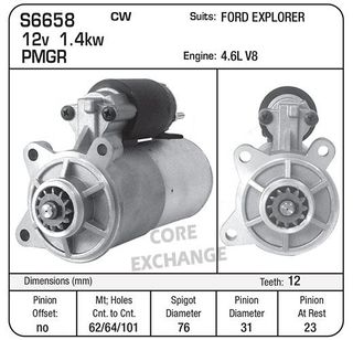 STR 4.6L V8 EXPLORER 02-06 NOSELESS