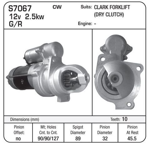 STARTER 12V 10TH40MM 28MT(DRY)