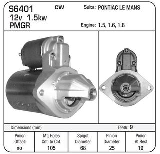 STR SUIT PONTIAC LEMANS 1.6 OE