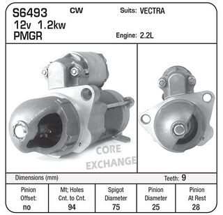 STARTER DELCO PMGR VECTRA 05