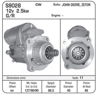 STR 12V 11TH J. DEERE & ZETOR