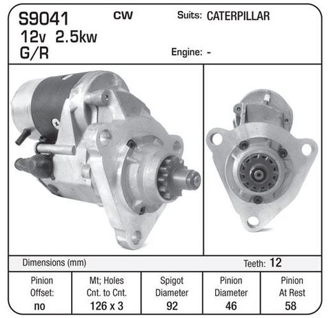 STR 12TH 12V G/R REP DD 10TH