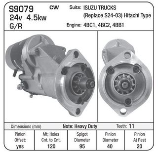 STR 24V G/R SUIT ISUZU