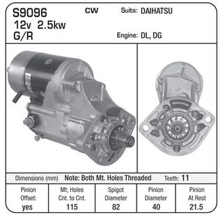 STR . 12V DAIHATSU 2.5KW