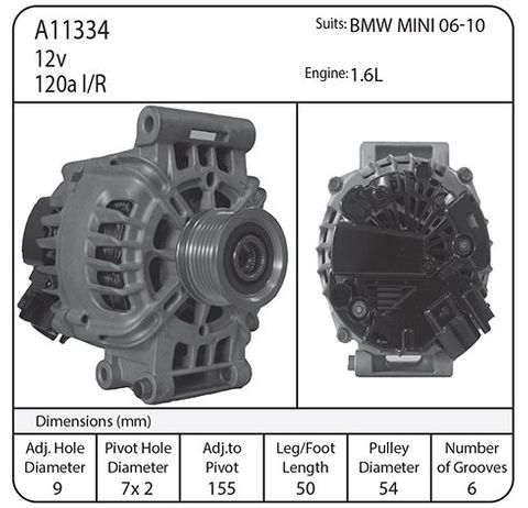 ALT SUIT BMW MINI 06-10