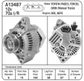 ALT 12V 80A TOYOTA LANDCRUISER 1HD