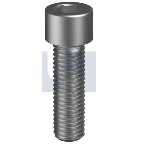 M3-0.5P x 12mm Socket Hd Cap Scr Gr 12.9 PLAIN