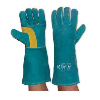 WELDING GLOVES Left Hand Green 2 PER