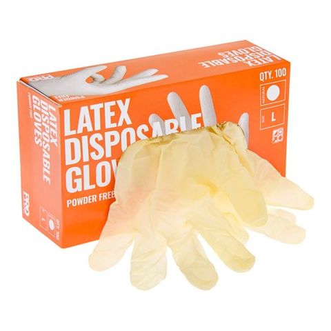 Glove White Powder Free Disposable Pack 100 XL