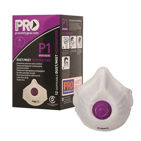 Respirator P1  With Valve (Box of 12)