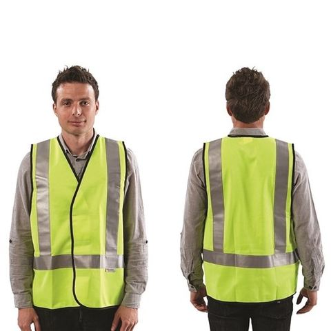 Safety Vest Yellow 4XL Day-Night Use