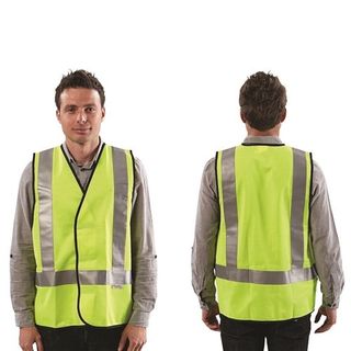 Safety Vest Yellow XL Day-Night Use