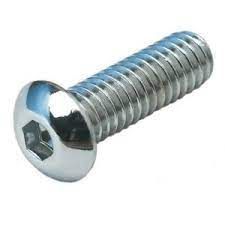 M5 x 50mm Button Head Socket Screw Gr 12.9 ZINC