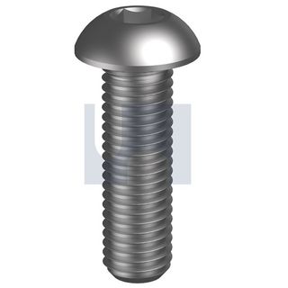 M10 x 65mm Button Head Socket Screw Gr 12.9 PLAIN