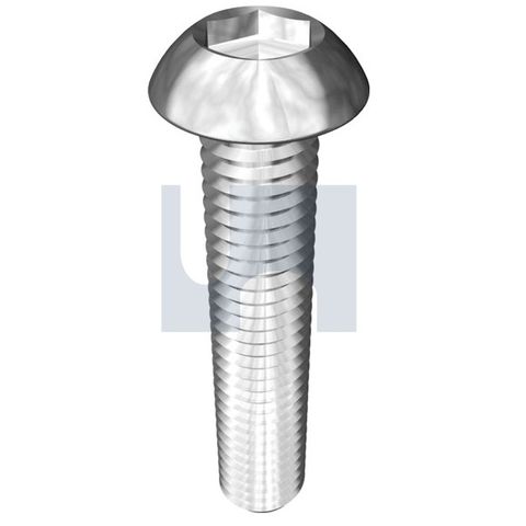 M5 x 20mm Button Head Socket Screw S/STEEL GR 304