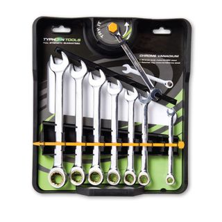 8 piece AF Ratchet Spanner Set-TYPHOON