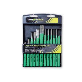 12 Piece Punch & Chisel Set - TYPHOON