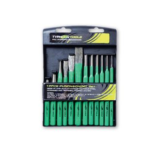 12 Piece Punch & Chisel Set - TYPHOON