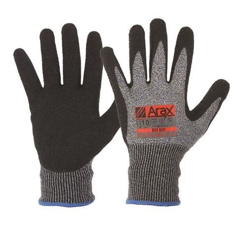 ARAX Dry Grip - ARAX Liner with Latex Dip Palm - Size 9