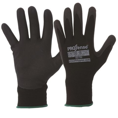 Gloves Lycra Infused   Nitrile Coated BNNL8