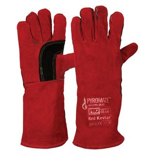 WELDING GLOVES Red Kevlar