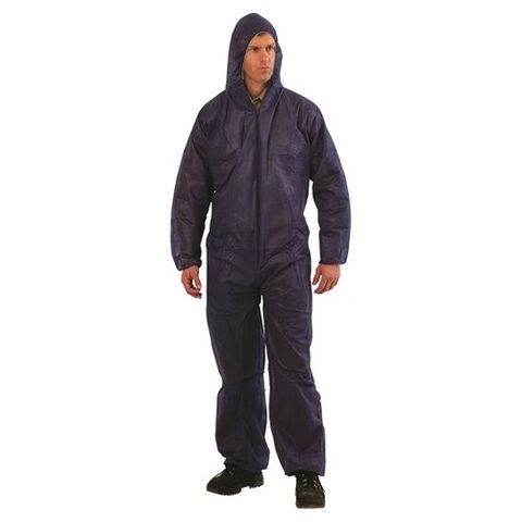 Coverall Disposable  Large BLUE