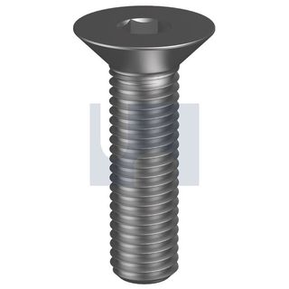 M24 x 200mm Flat Hd Socket Screw Grade 12.9 PLAIN