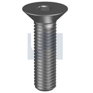 M4 x 8mm Flat Head Socket Screw S/STEEL GR 304