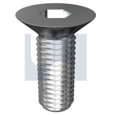 M5 x 25mm Flat Head Socket Screw S/STEEL GR 304