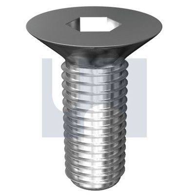 M6 x 25mm Flat Head Socket Screw S/STEEL GR 316