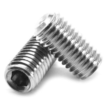 M3 x 10mm Socket Set Screw (Grub) Cup Point ZINC