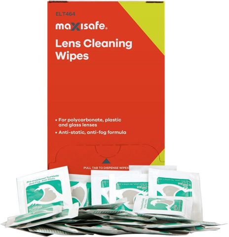 Maxisafe Anti-Fog Lens Cleaning Satchets 100PK - ELT464