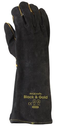 Black & Gold Welders glove