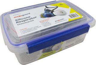 Maxiguard Half Mask Silicone Chemical Kit with ABEKP2 cartridges, Large (Boxed Kit)