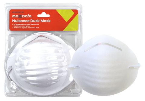 Maxisafe Nuisance dust respirator, Card of 10